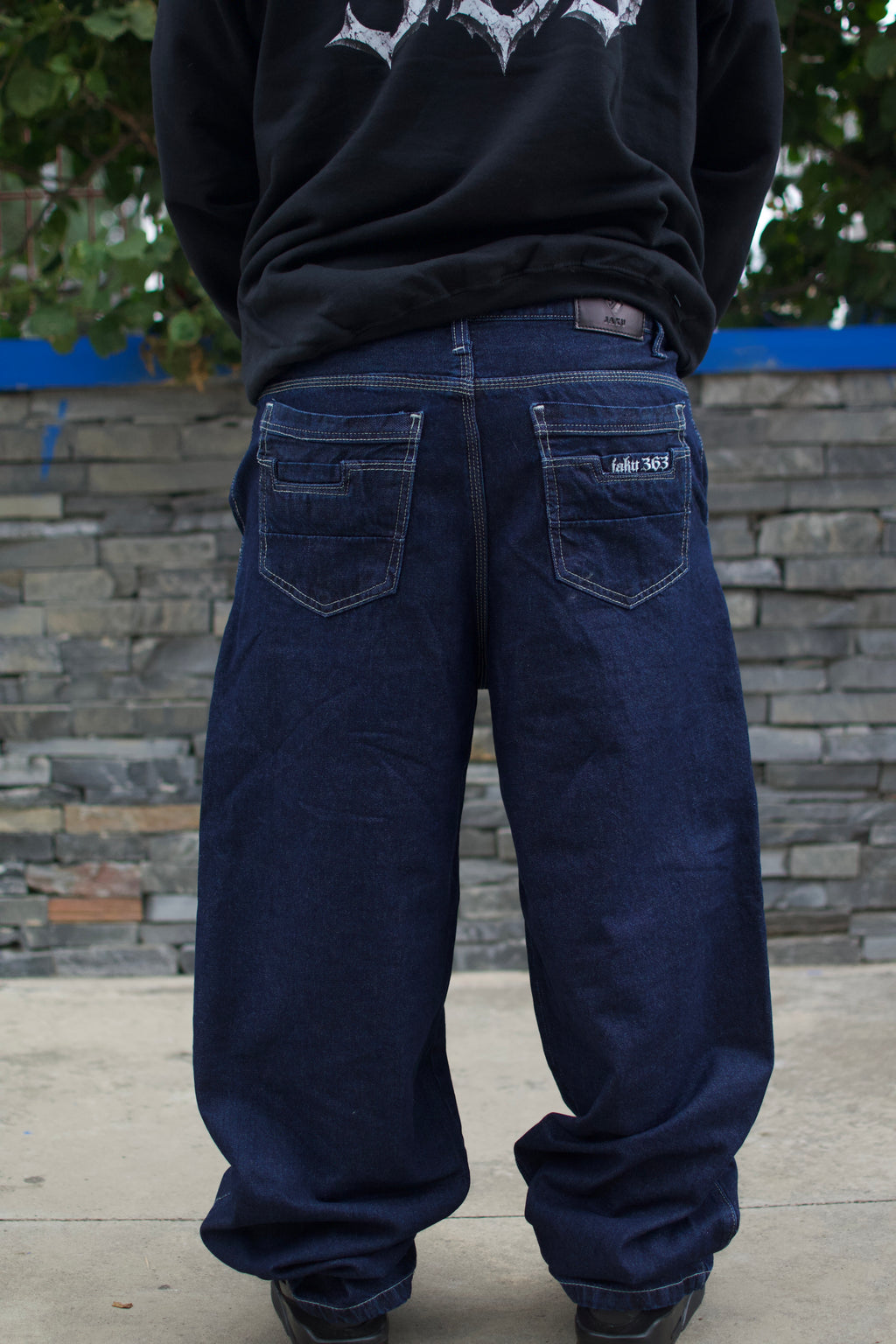 Jean Baggy diseño bolsillo