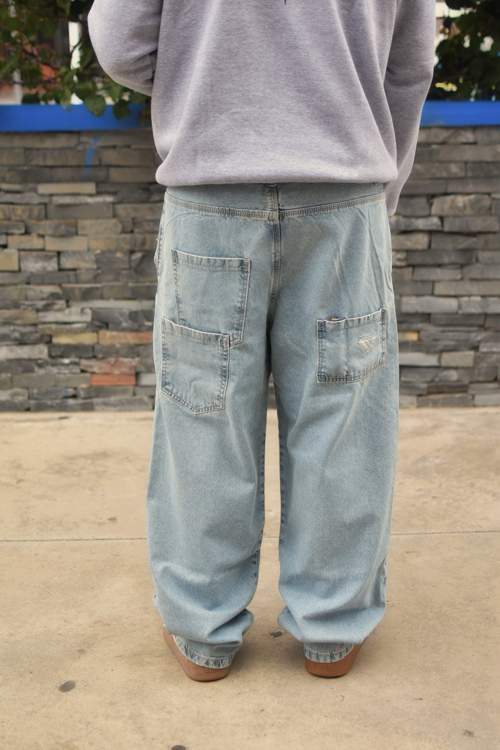 Jean Baggy bolsillo divertido