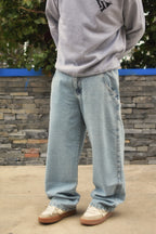 Jean Baggy diseño bolsillo trasero