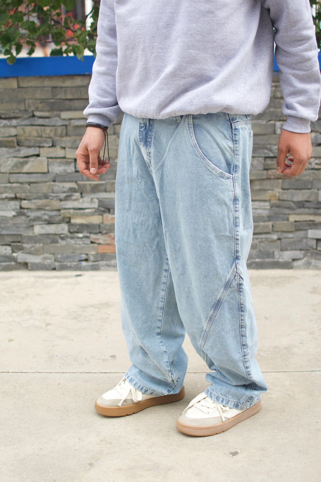 Jean Baggy costura