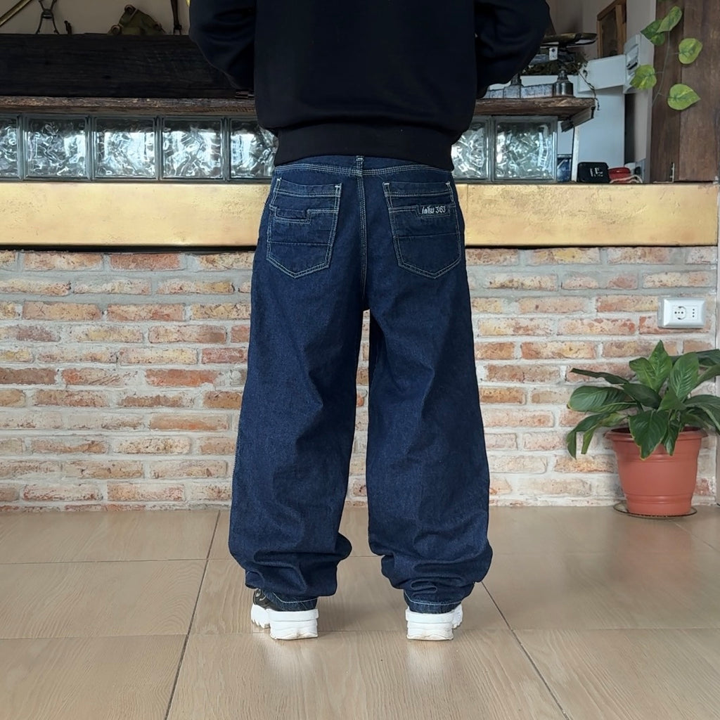 Jean Baggy diseño bolsillo