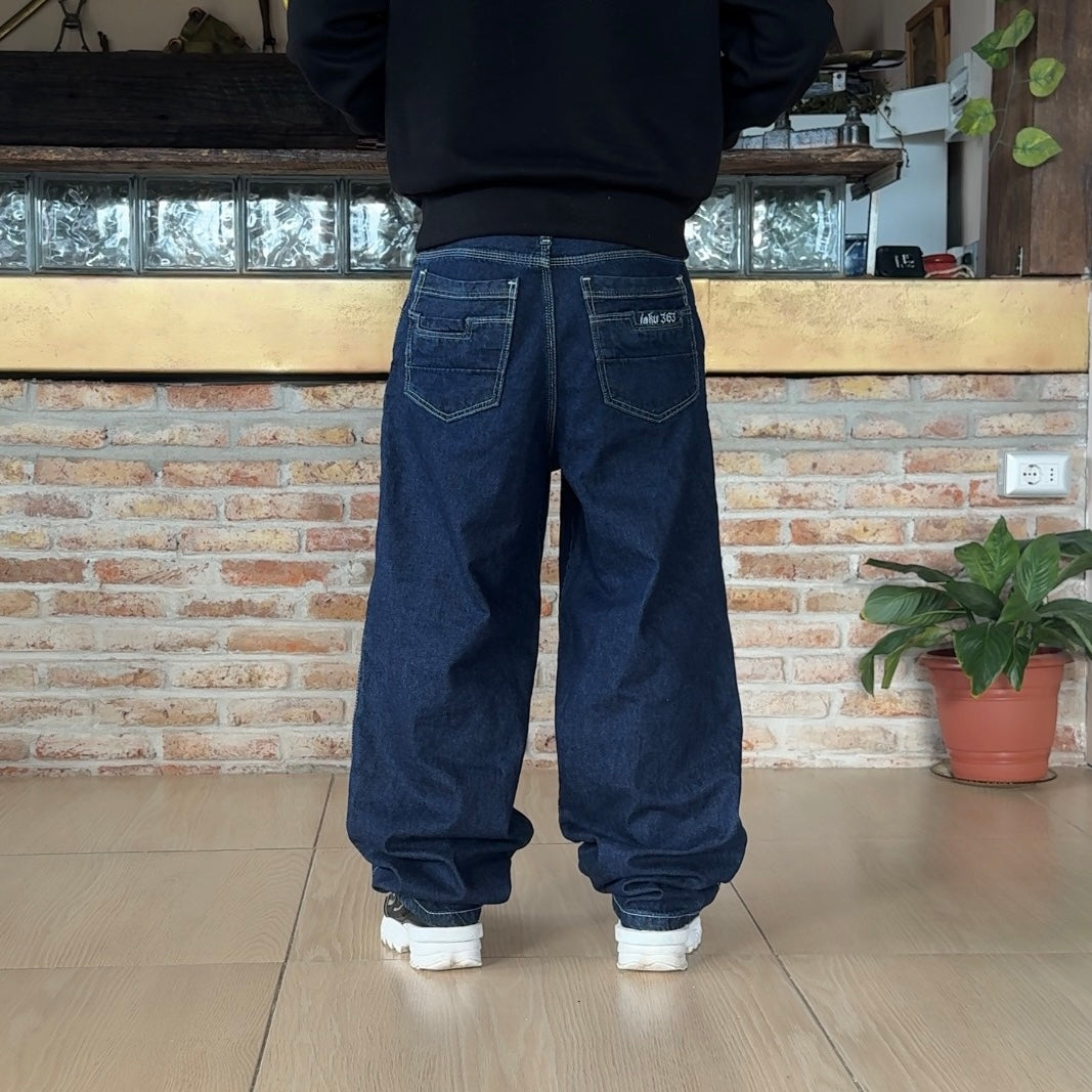 Jean Baggy diseño bolsillo